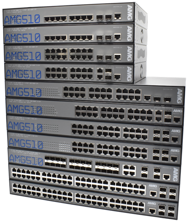 AMG release AMG510 Series - commercial grade managed Ethernet AMG release AMG510 Series powerful commercial grade managed Ethernet powerful switch range.